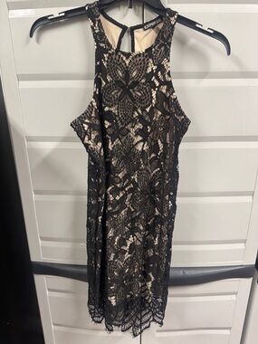 express piped lace sheath dress Express | Dresses | Express Piped Lace Sheath Dress Black White Midi Size  Nwot
